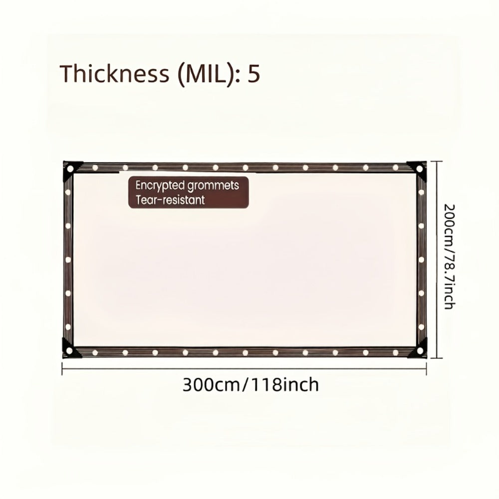 2x3m Clear PVC Tarpaulin product detail 4