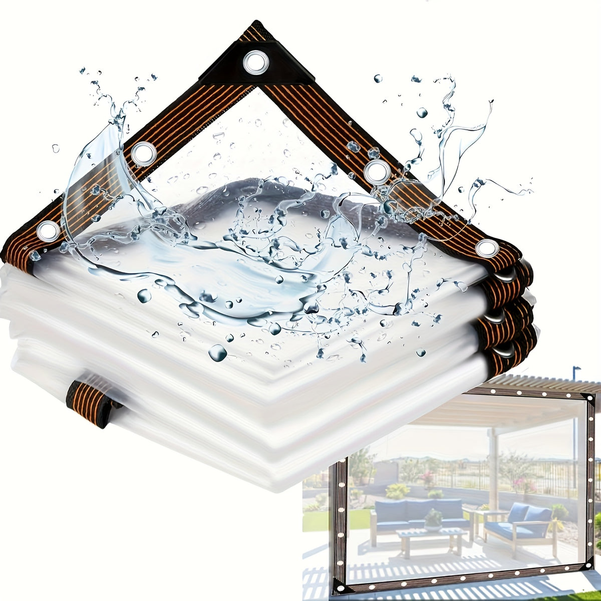 2x3m Clear PVC Tarpaulin product detail 19
