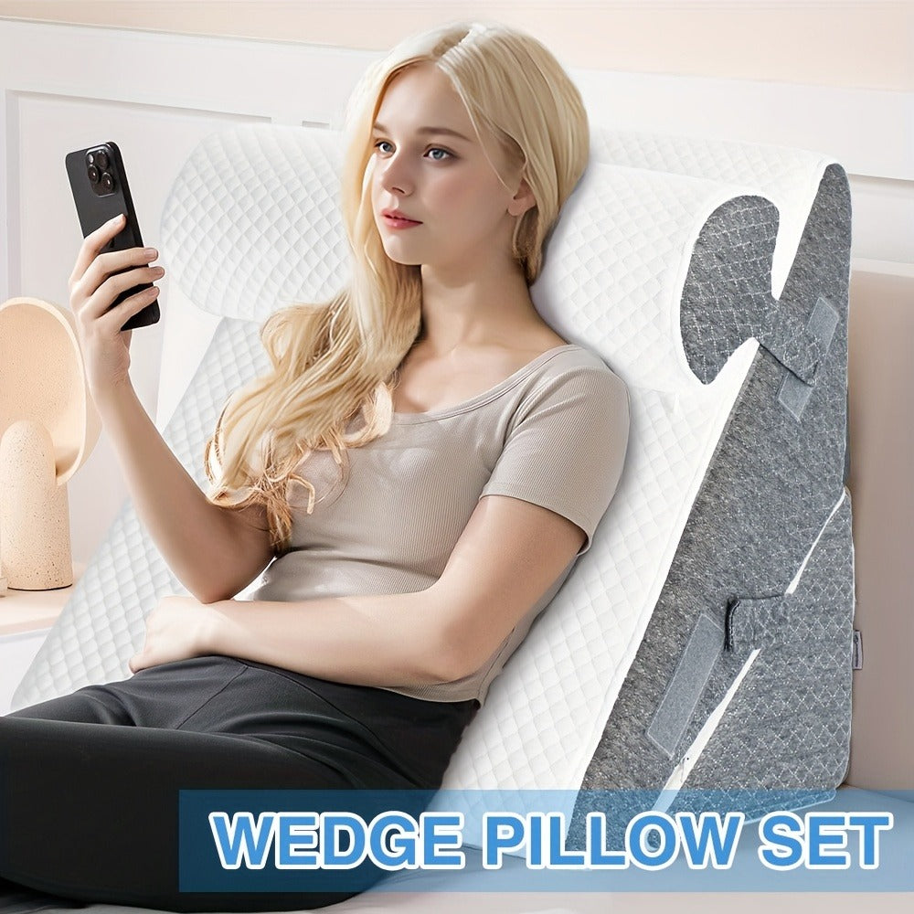 Three-Piece Adjustable Bed Wedge Pillow Set detail view 13 for Australian shoppers