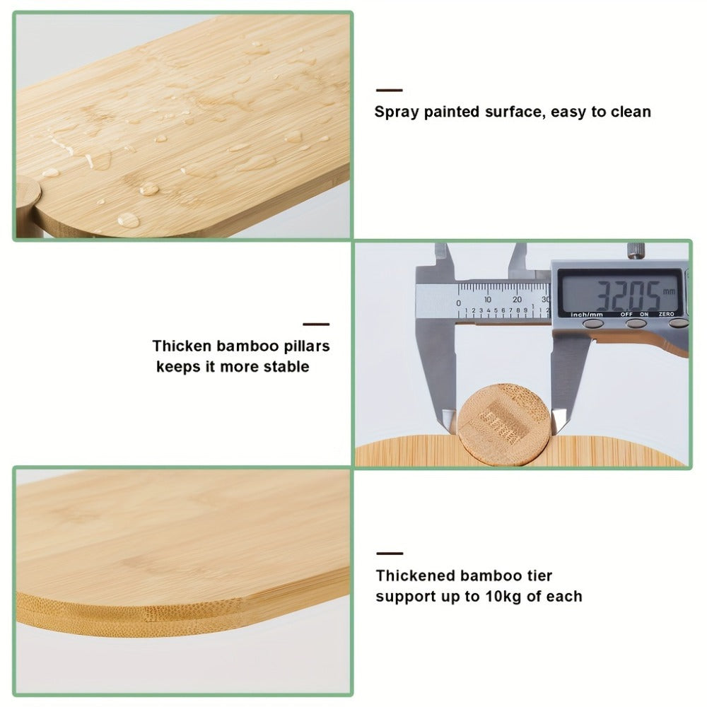 3-Tier Bamboo Corner Plant Stand product detail 9