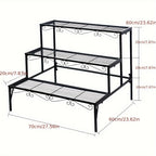3-Tier Metal Corner Plant Stand product detail 4