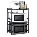3-Tier Microwave Stand – Adjustable Kitchen Storage Rack – additional product view 12