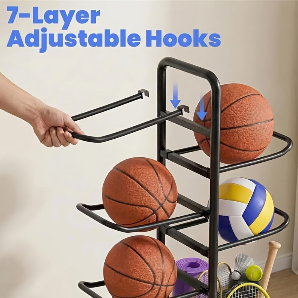 Sports Ball Storage Rack detail view 2 for Australian shoppers