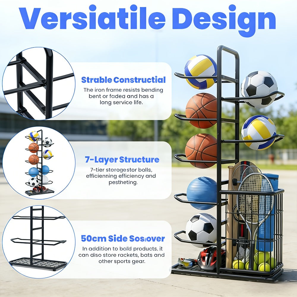 Sports Ball Storage Rack detail view 10 for Australian shoppers
