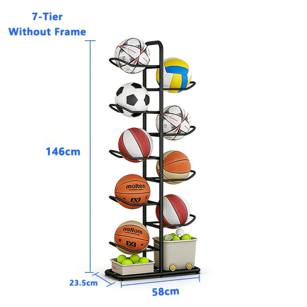 Sports Ball Storage Rack detail view 3 for Australian shoppers