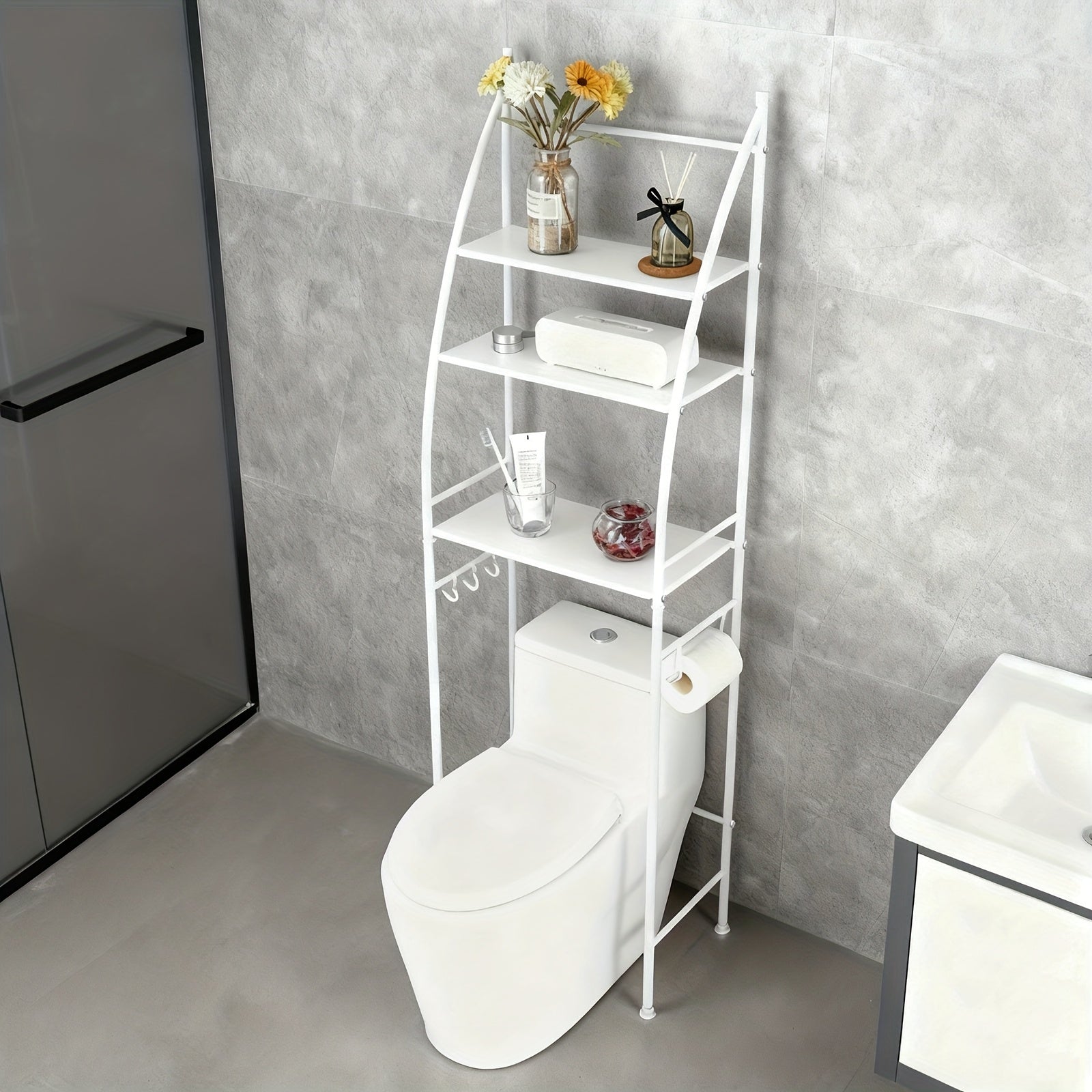 3-Tier White Freestanding Storage Shelving product detail 15