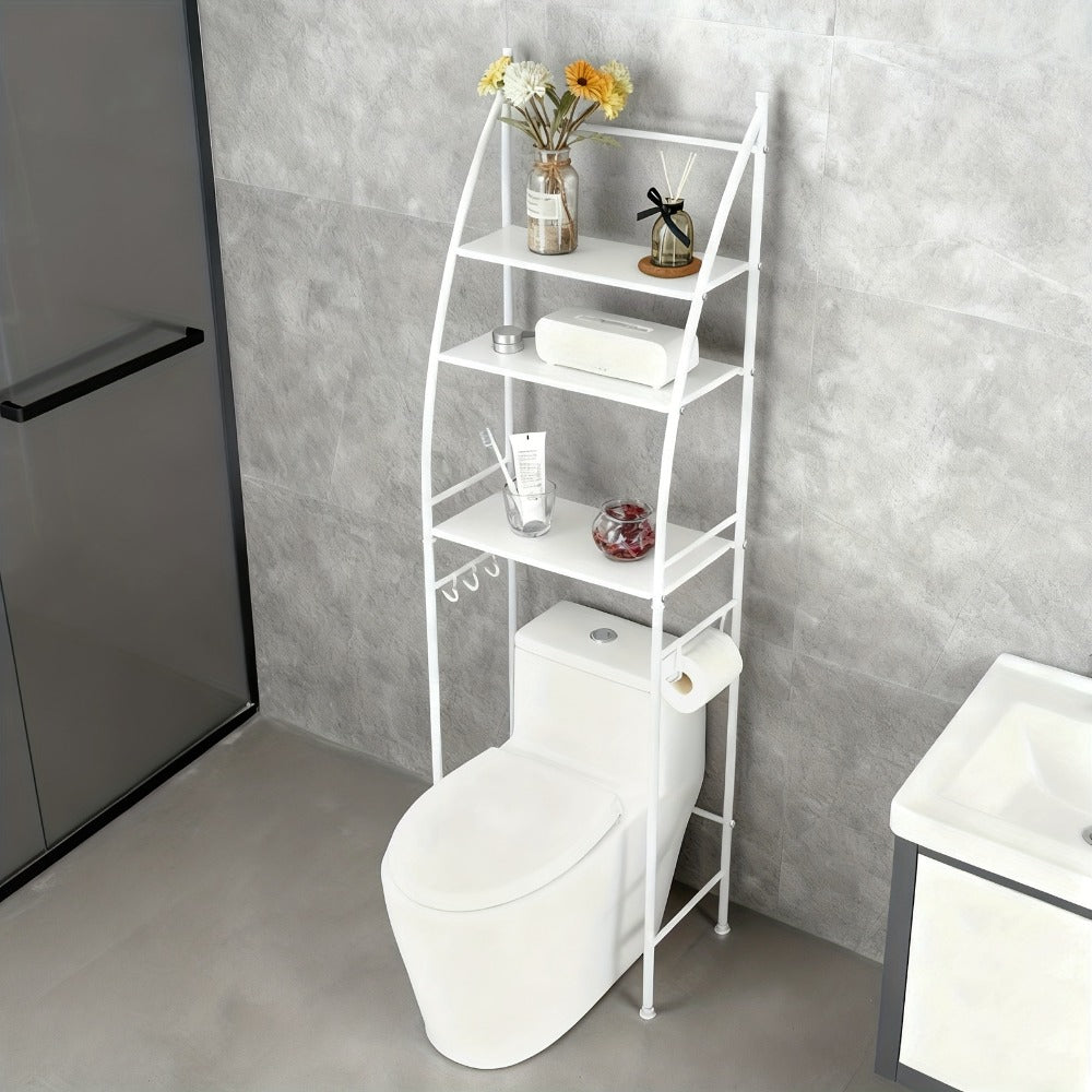 3-Tier White Freestanding Storage Shelving product detail 5