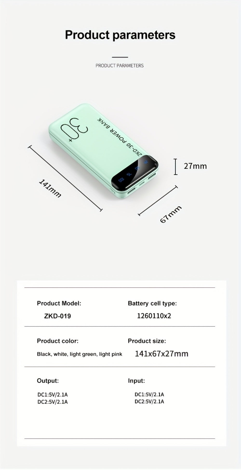 Portable Power Bank detail view 22 for Australian shoppers