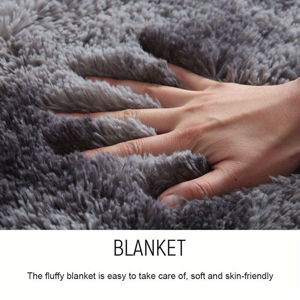 300cm Grey Large Soft Plush Area Rug - bedrooms, playrooms and living – additional product view 10