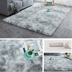 300cm Grey Large Soft Plush Area Rug - bedrooms, playrooms and living – additional product view 15