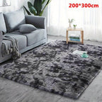 300cm Grey Large Soft Plush Area Rug - bedrooms, playrooms and living – feature reference