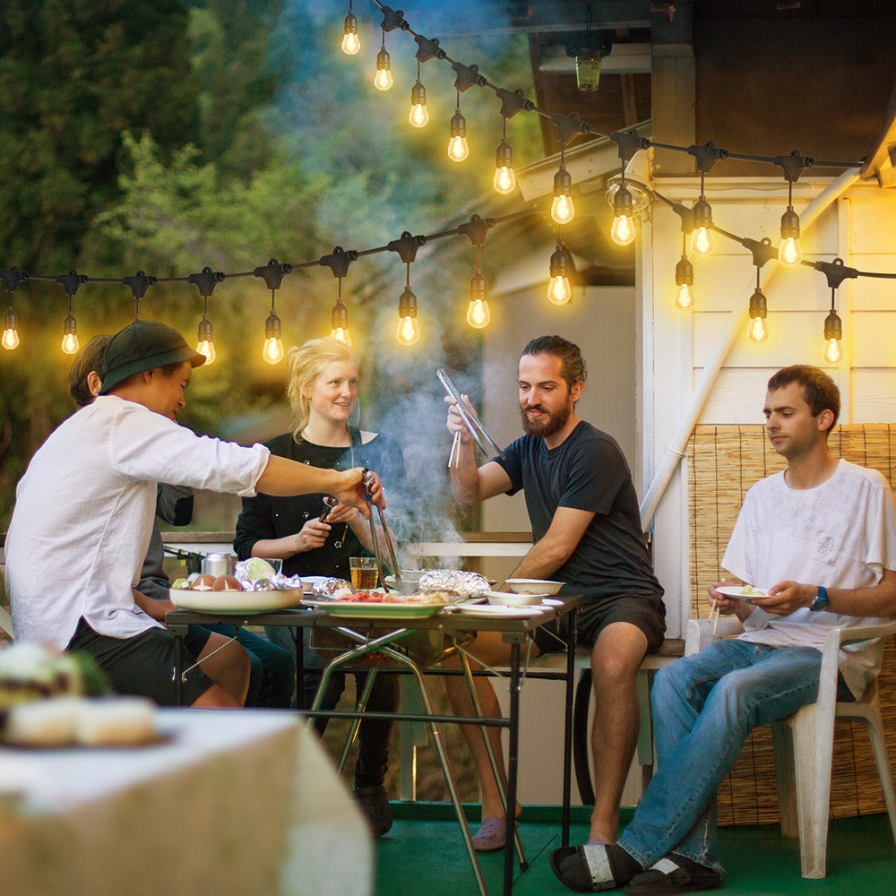 30m Solar Festoon Lights - 30 Bulbs and 8 Lighting Modes – additional product view