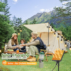 30m Solar Festoon Lights - 30 Bulbs and 8 Lighting Modes – design and construction details
