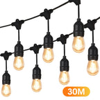30m Solar Festoon Lights - 30 Bulbs and 8 Lighting Modes – additional product view 12