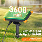 30m Solar Festoon Lights - 30 Bulbs and 8 Lighting Modes – feature reference