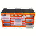 5/16/22/36/39/60 Drawer Parts Storage Organizer Cabinet, Wall-Mounted Modular Drawer Box, Stackable Detachable Multi-Drawer Storage Cabinet For Garage, Workshop, Tools Craft Supplies