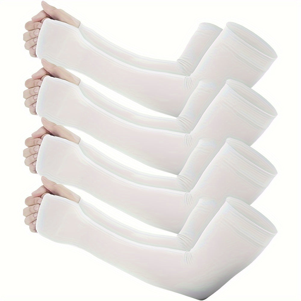 10 Pairs Cooling Sports Arm Sleeves - White for Australian Homes – additional product view 16