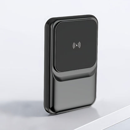 3 In 1 Wireless Power Bank, 20000mAh Magnetic Charger, With Digital Display, Stand, Magnetic, Suitable For Mobile Phones, Headphones, Watches, Portable Battery Pack, Airline Allowed, Suitable For Home, Travel, Going Out (Black)