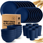 32pcs Lightweight Unbreakable Tableware Set - daily meals, camping – design and construction details