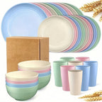 32pcs Lightweight Unbreakable Tableware Set - daily meals, camping – additional product view 18