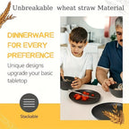 Wheat Straw Dinnerware Set detail view 11 for Australian shoppers