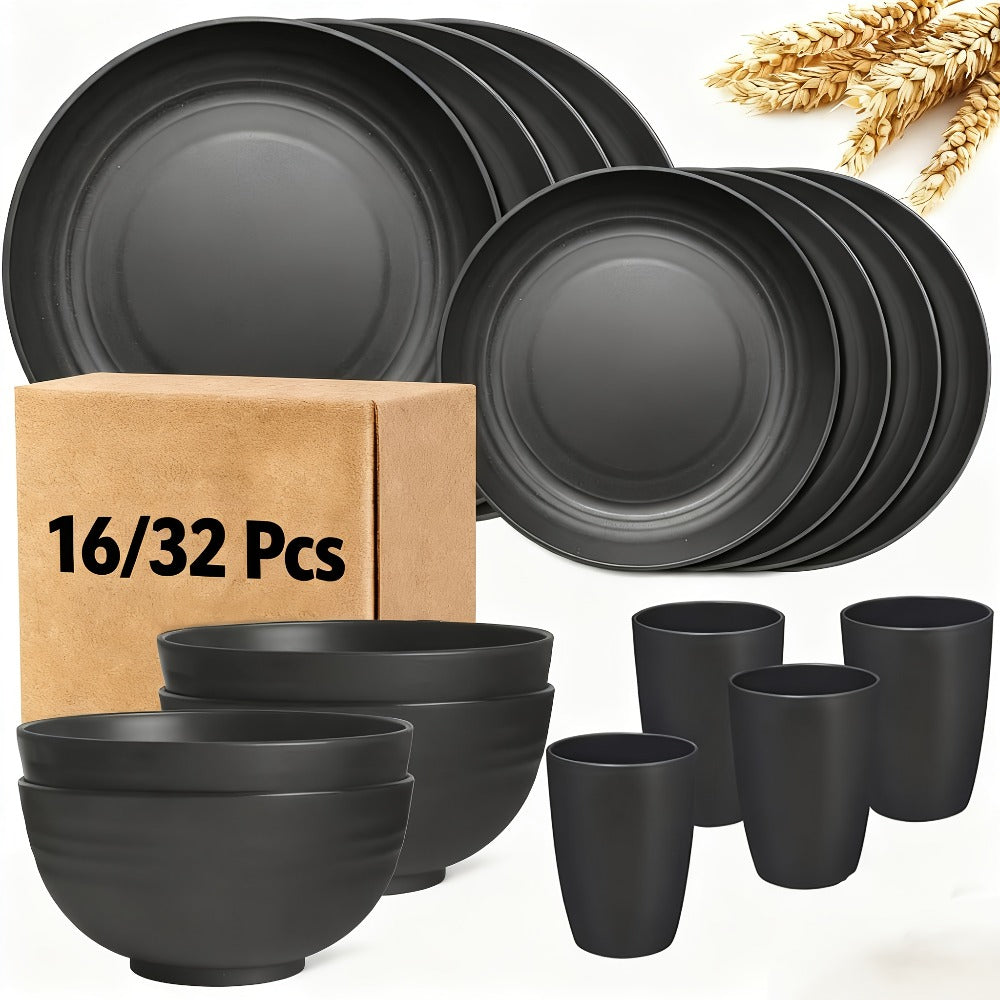 Wheat Straw Dinnerware Set main product view for Australian shoppers