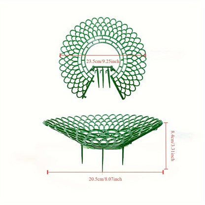 Strawberry Supports Strawberry Cage - 10/20Pcs with 3 Sturdy Legs - Weather Resistant Strawberry Protectors - Plastic Strawberry Plant Support for Keeping Clean Prevent Rotted ＆ Promote Air Circulation