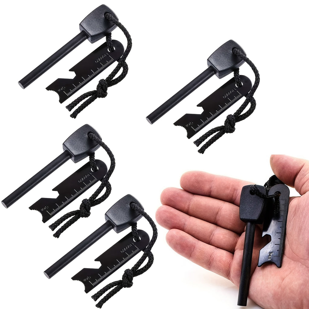 5pcs Iron Rods - Fire Rods - Fire Flint And Fire Starter Kit - Survival Flint Spark Rods, Camping, Hiking, Jungle Crafts