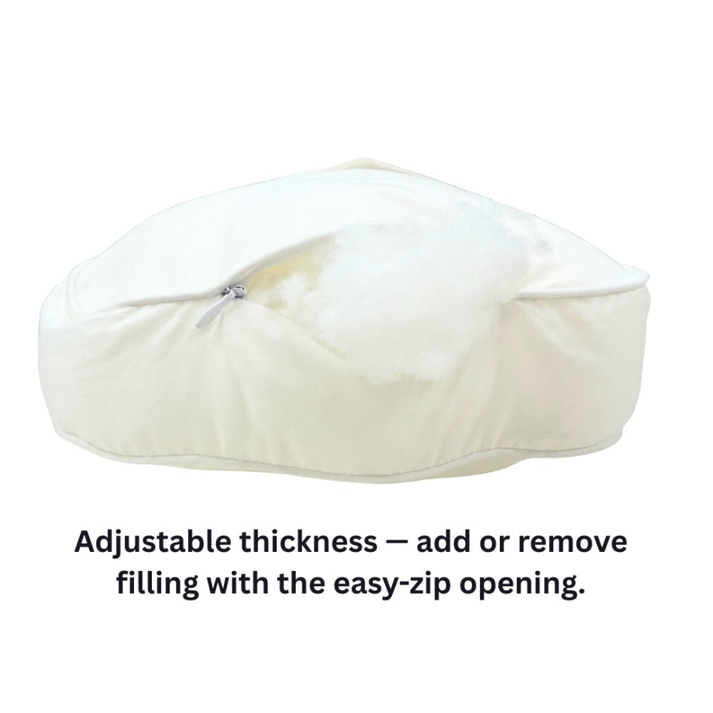 33cm Adjustable Side-Sleeper Knee Pillow - bedrooms and side-sleeping – alternate product view
