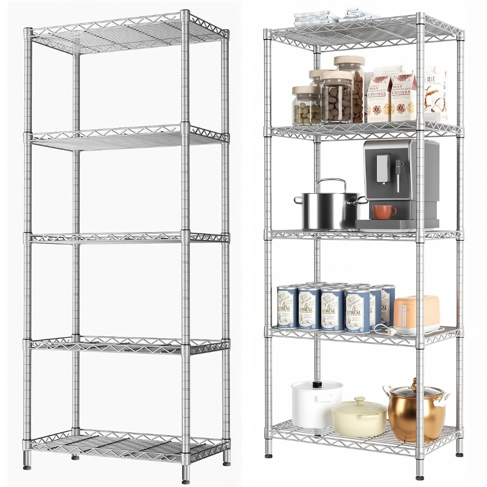 Heavy-Duty Metal Storage Shelving Unit detail view 2 for Australian shoppers