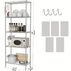 Heavy-Duty Metal Storage Shelving Unit detail view 7 for Australian shoppers