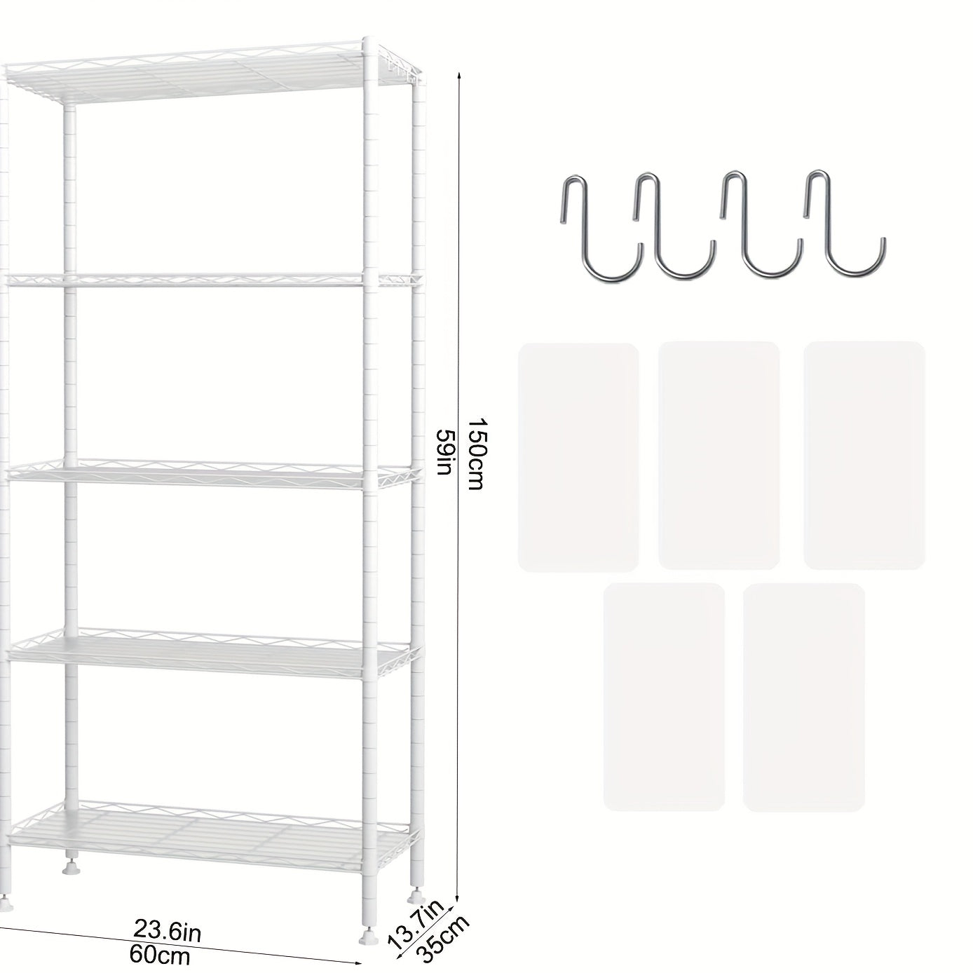 Heavy-Duty Metal Storage Shelving Unit detail view 24 for Australian shoppers