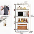 Heavy-Duty Metal Storage Shelving Unit detail view 9 for Australian shoppers