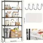 Heavy-Duty Metal Storage Shelving Unit detail view 5 for Australian shoppers