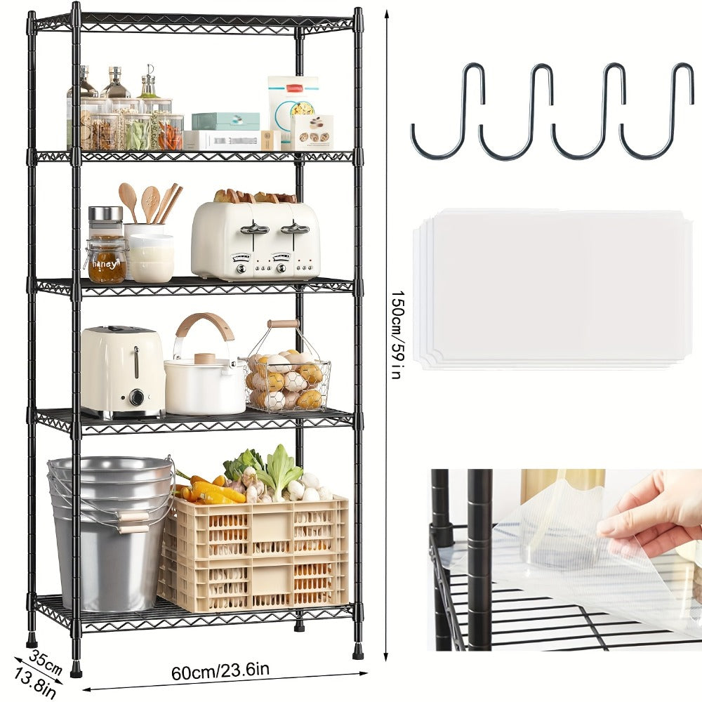 Heavy-Duty Metal Storage Shelving Unit detail view 5 for Australian shoppers