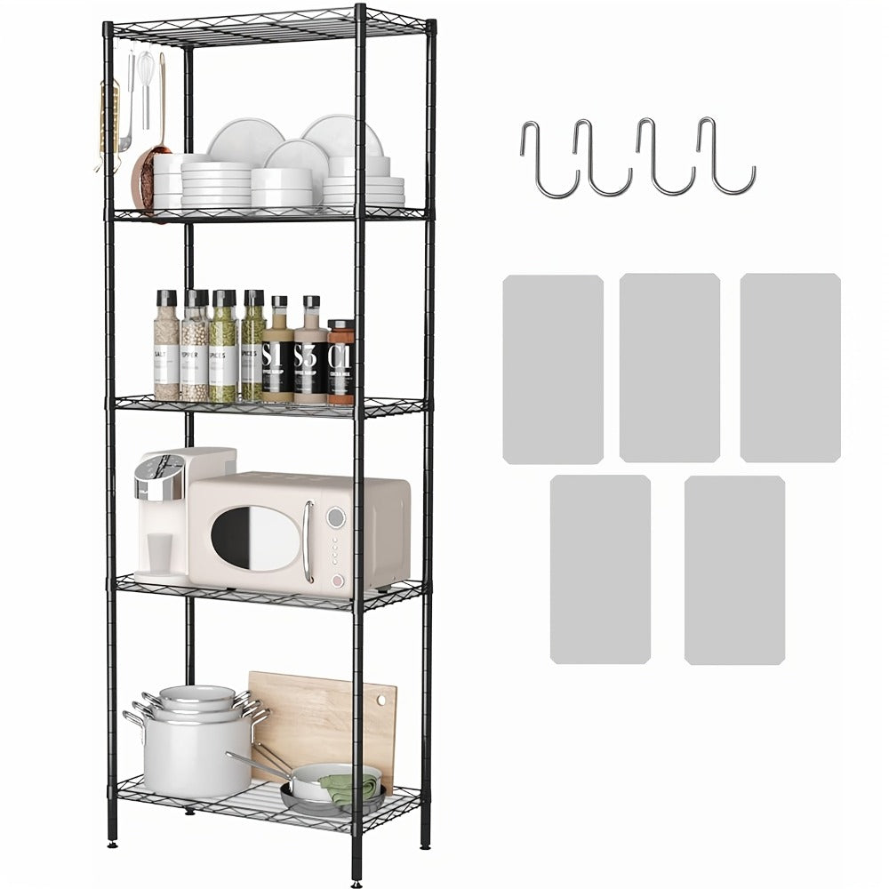 Heavy-Duty Metal Storage Shelving Unit main product view for Australian shoppers