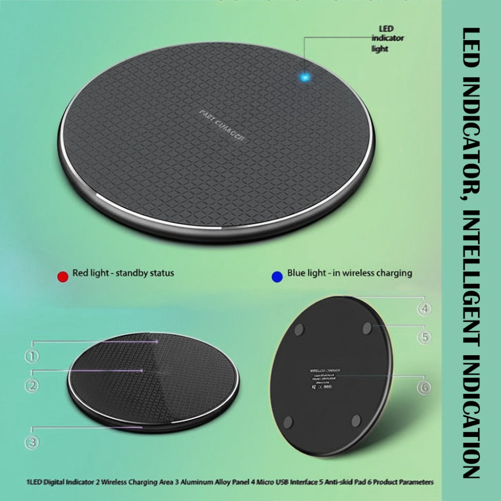 35W Fast Wireless Charging Pad - phones, earbuds and desk charging – additional product view 19