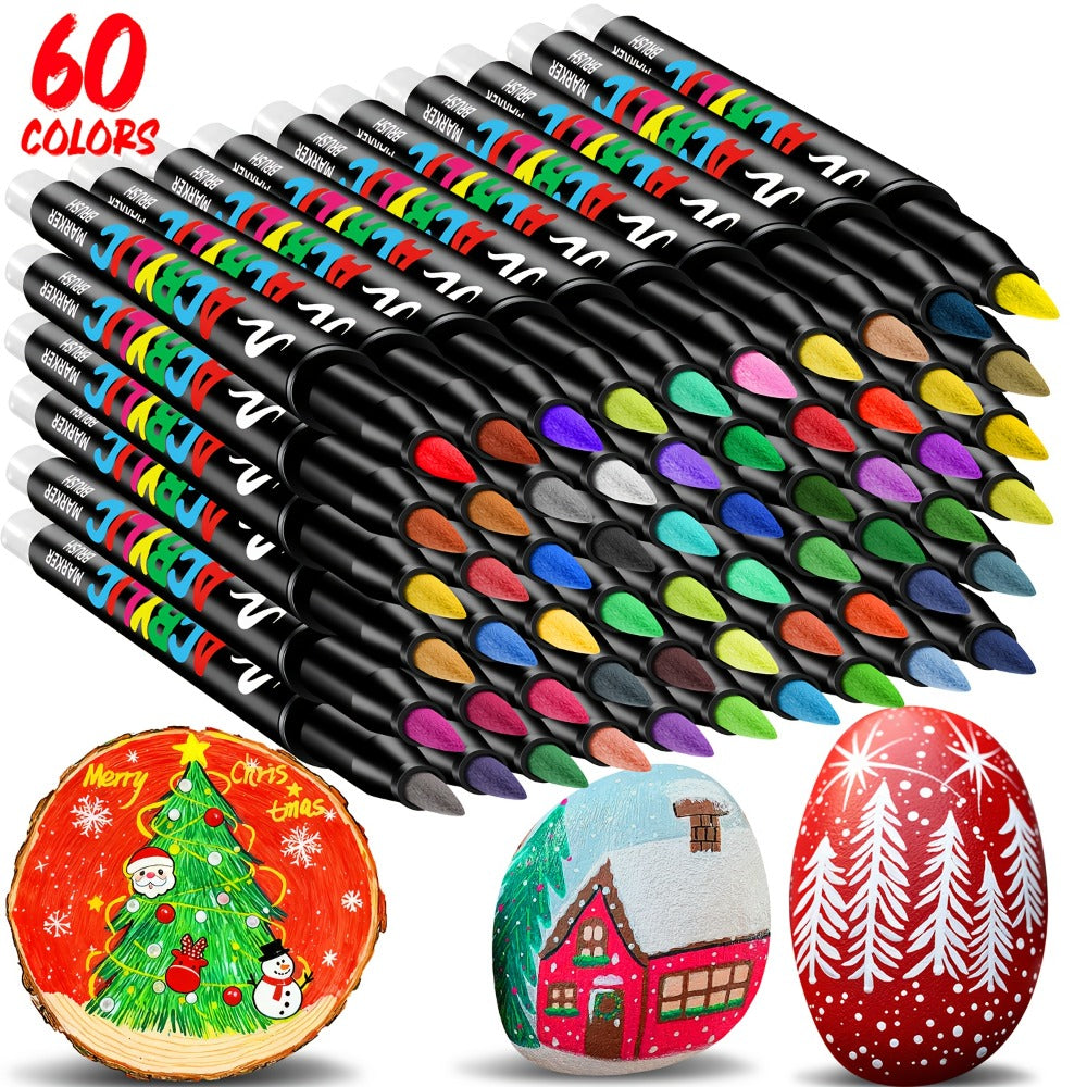 36 Colors Dual Tip Art Marker Set for Art and Craft Projects – alternate product view