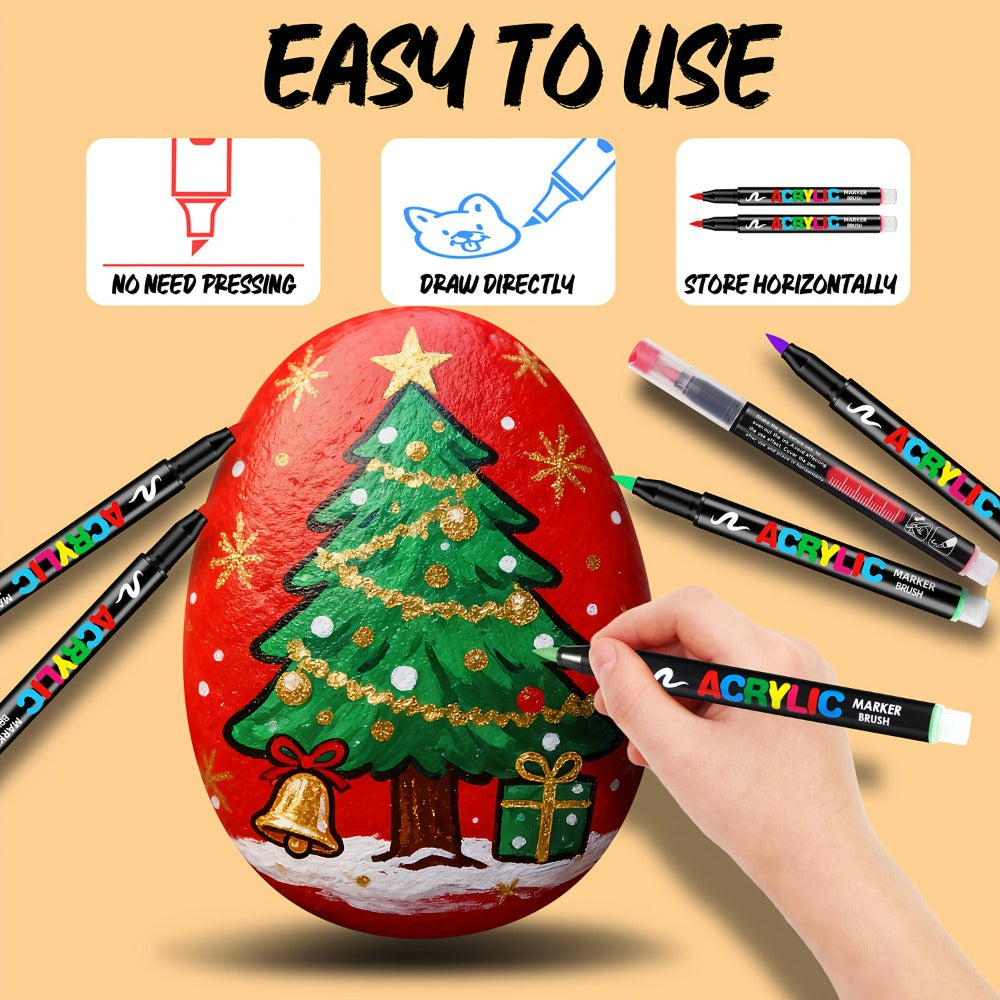 36 Colors Dual Tip Art Marker Set for Art and Craft Projects – design and construction details