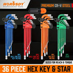 36-Piece Metric Wrench Set product detail 11