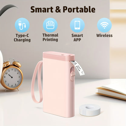 Label Maker Machine: Portable, Mini, Thermal Label Printing, Clear And High Quality Printing, Multiple Creative Function&Templates, Easy to Use