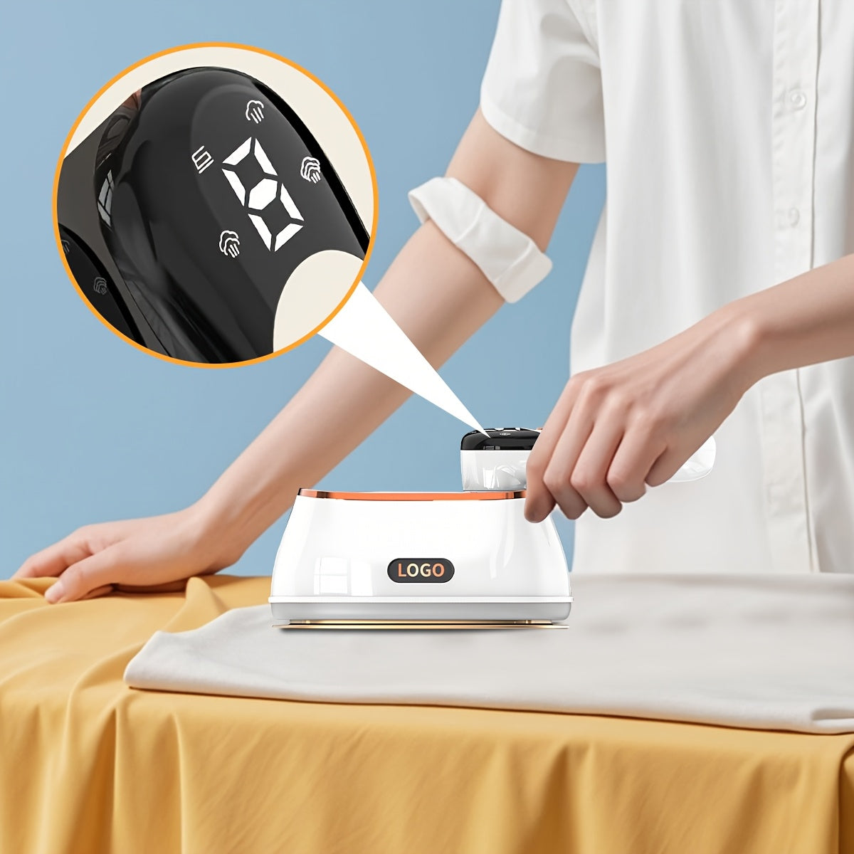 1pc of Electric Iron, Portable 3-in-1 Mini Steam Iron, Suitable for Travel - Handheld, Foldable and Rotatable, with Steam Function, Can Remove Wrinkles and Iron Clothes