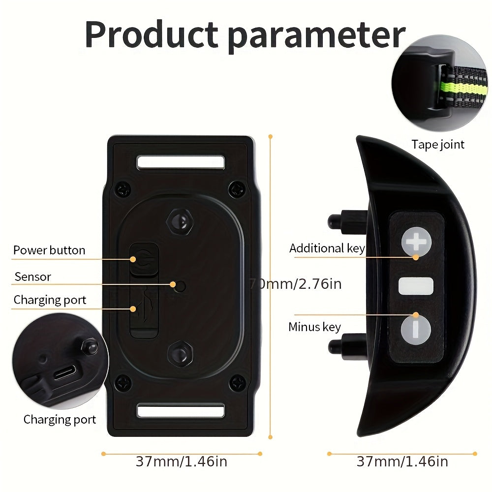 Christmas and Halloween Gifts-Anti Bark Dog Collar Pet Electric Training Collar Auto Stop Barking Obedience IP68