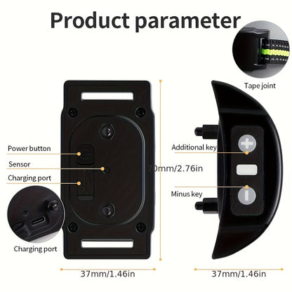 Christmas and Halloween Gifts-Anti Bark Dog Collar Pet Electric Training Collar Auto Stop Barking Obedience IP68