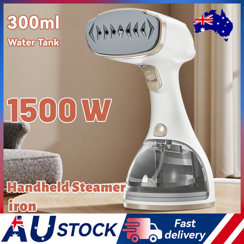 HEYMIX Powerful 1500W Handheld Clothes Steamer with Fast Heat-Up in 30s, Portable Garment Steamer with Detachable 300ml Tank, Lint Remover & Brush - for Wrinkle-Free Travel, Home, Office - Ideal Gift for Clothes Care, Steamer for Clothes Portable, Home Ap