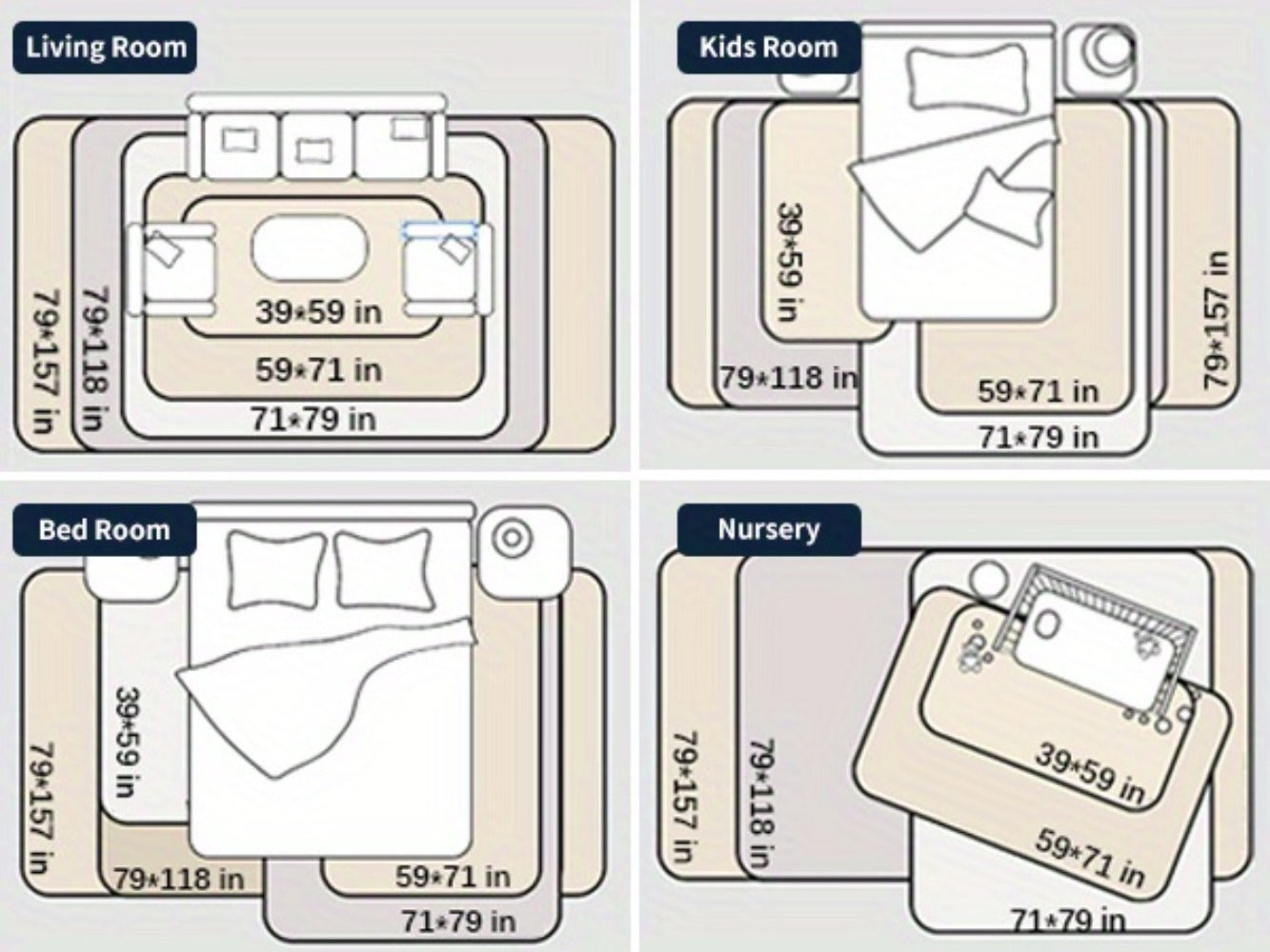 Thick Memory Foam Tatami Floor Mat detail view 28 for Australian shoppers