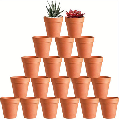 Terracotta Pots Flower Pot with Drainage Hole 30pcs 2.56inch Clay Pots for Plants Succulent Indoor Outdoor DIY Crafts Wedding Favor