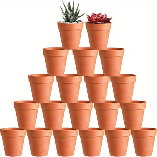 Terracotta Pots Flower Pot with Drainage Hole 30pcs 2.56inch Clay Pots for Plants Succulent Indoor Outdoor DIY Crafts Wedding Favor