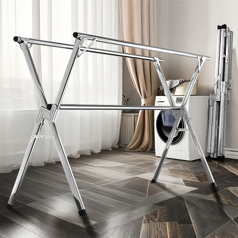 Heavy-Duty Retractable Clothes Drying Rack 160.02cm & 199.9cm - Collapsible & Space-Saving Rust-Resistant for Indoor Outdoor Balcony & Laundry, Drying Racks