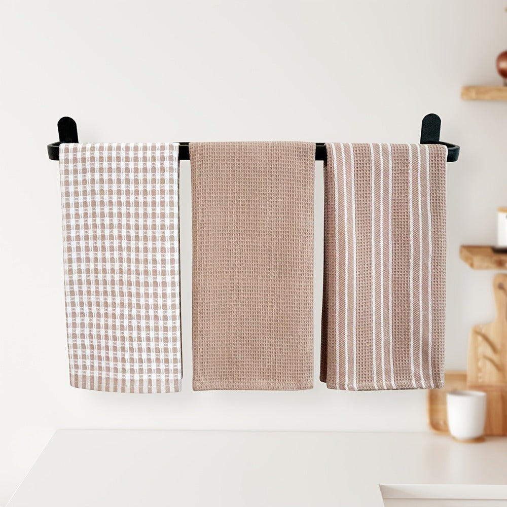3pcs Absorbent Kitchen Tea Towel Set - cooking, baking and everyday – design and construction details